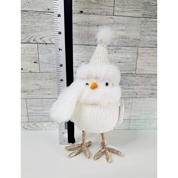 Target Wondershop Spritz Bird 2019 RUE White Featherly Hat Scarf Holiday Decor - Picture 6 of 15